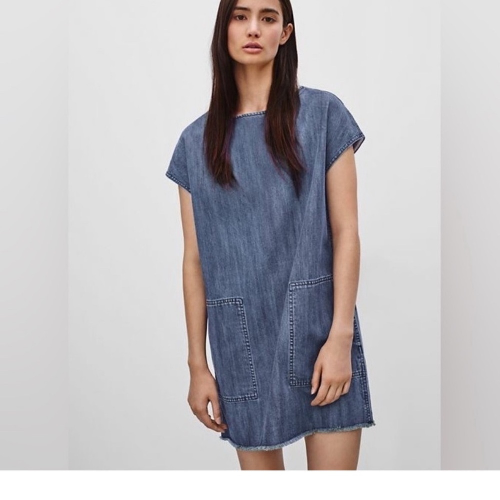 Aritzia Wilfred Denim Dress